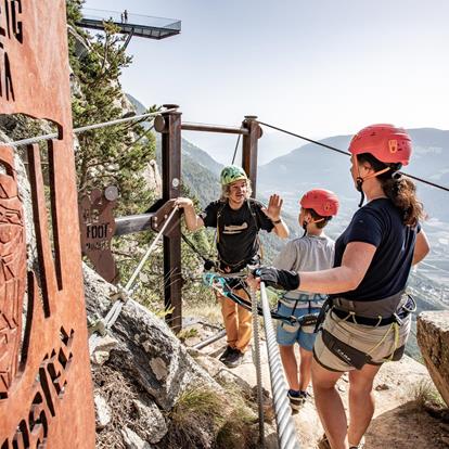 The via ferrata Knott