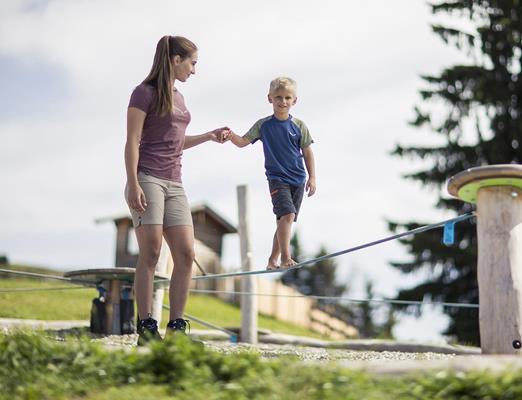 Outdoor Kids Camp, die Familienattraktion auf Meran 2000