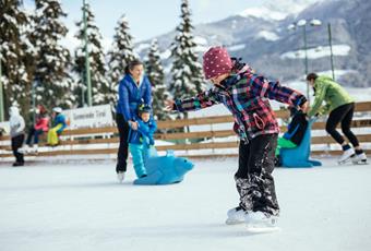 Ice skating rink in Tirolo