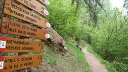 Closed hiking trails in Schnalstal Valley