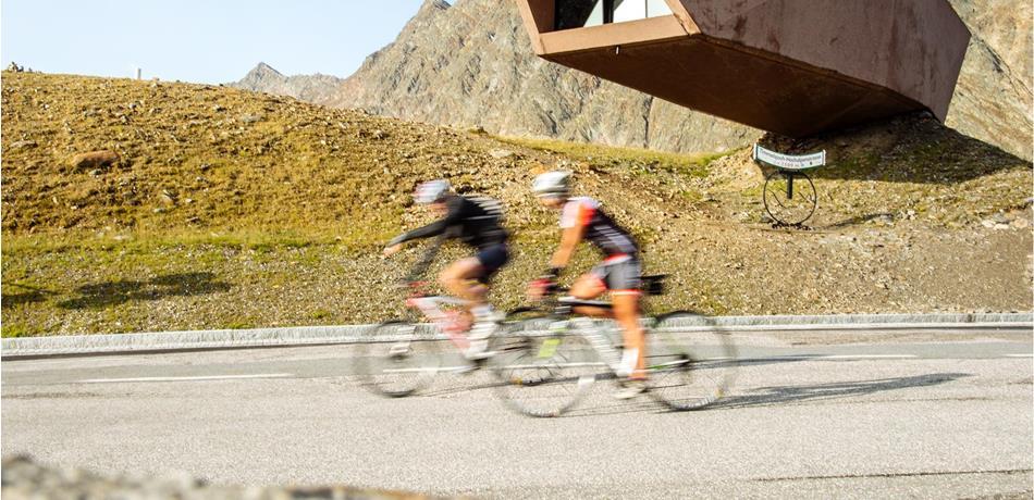 Rennradfahren im Passeiertal