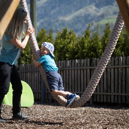 Kinderspeeltuinen in het Passeiertal