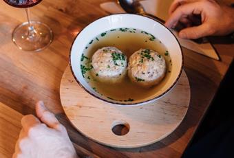 Elisabeth’s Speckknödel (dumplings with Speck)