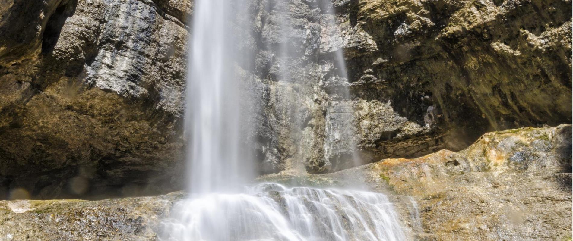 The Waterfall in S. Felice in the Deutschnonsberg Region
