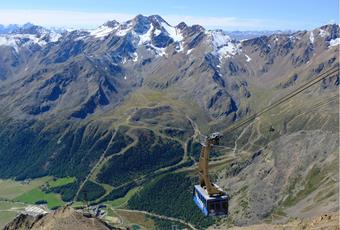 Le funivie in Val Senales
