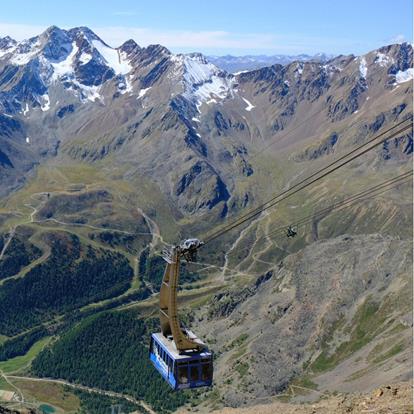 Le funivie in Val Senales