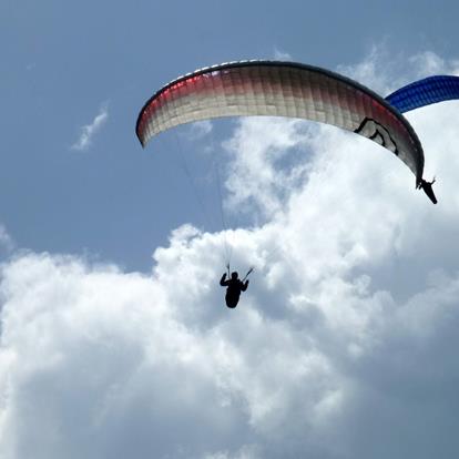 Paragliding in the Ultental Valley