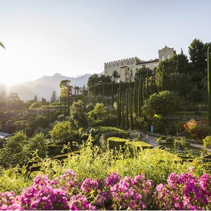 Gardens of Trauttmansdorff Castle at Meran