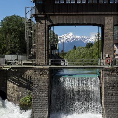 Hydro-Electricity Station Töll/Tel next to Merano