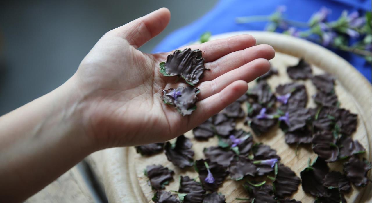 L’edera terrestre ricoperta di cioccolato: l'Aftereight dall'orto