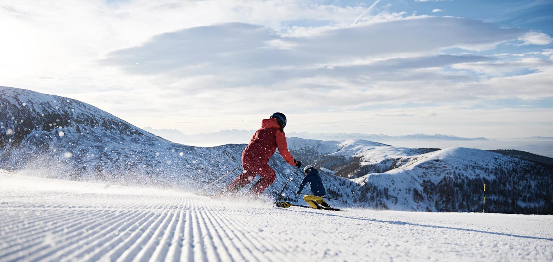 Den Winter voll auskosten: Meran 2000 bei herrlichem Sonnenschein!