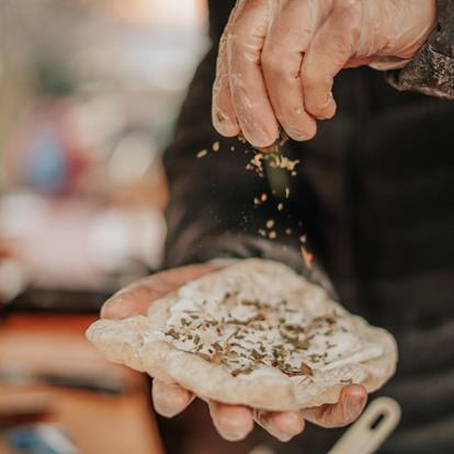 Bancarelle al mercatino di Natale Lana