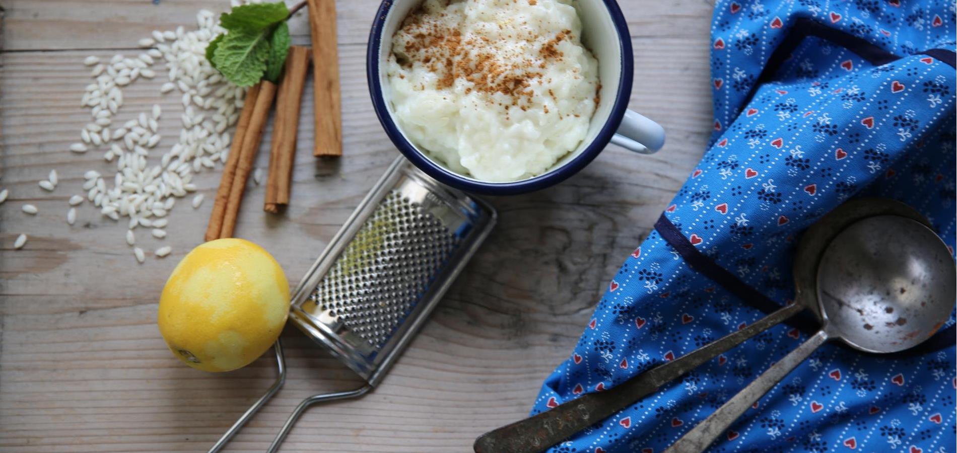 Rice Pudding with sugar & cinnamon