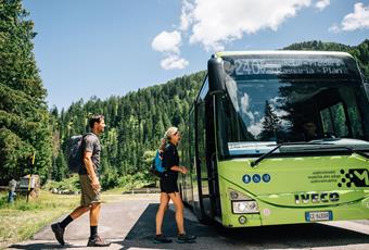 Arrivare in Val Passiria in autobus