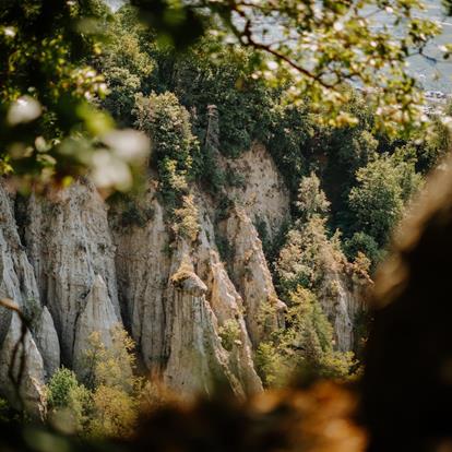 The earth pillars in Dorf Tirol/Tirolo