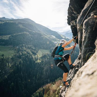 Climbing in the Passeiertal Valley