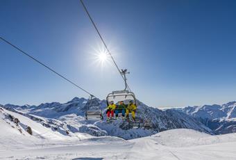 Skilifte im Schnalstal