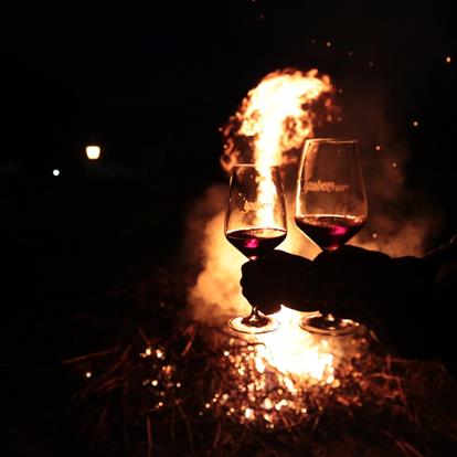 Holerpfann-Sonntag und Scheibenschlagen im Vinschgau