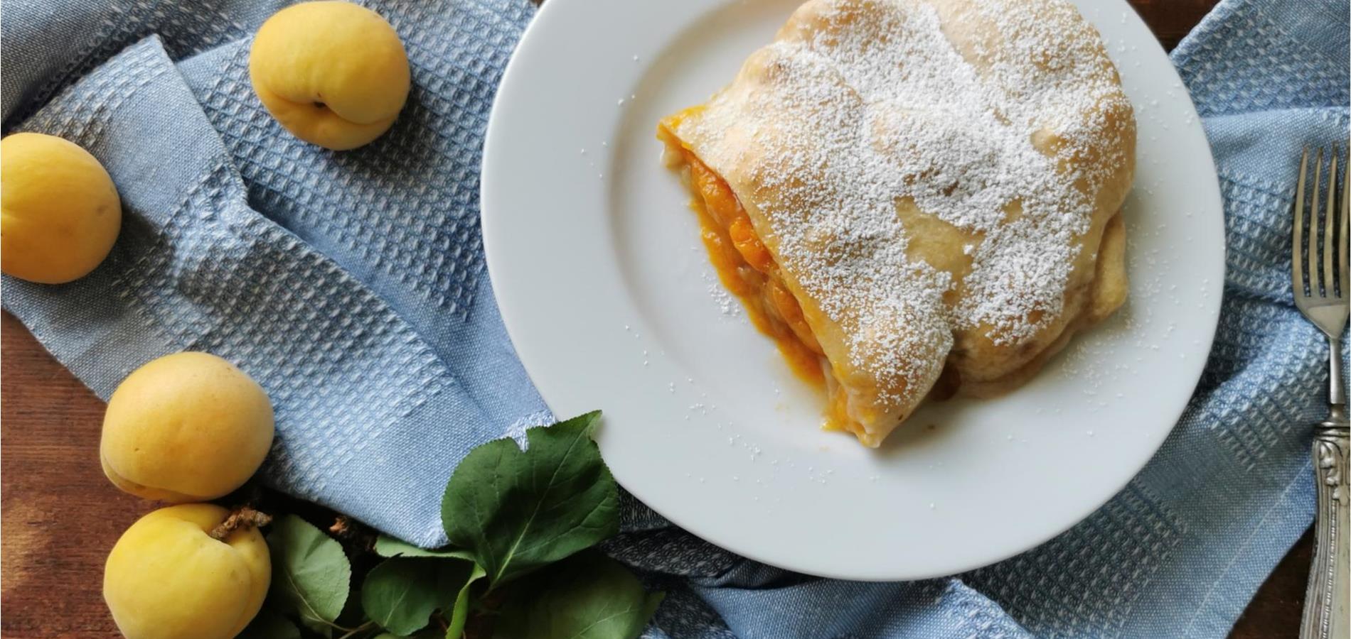 Strudel di albicocche della Val Venosta