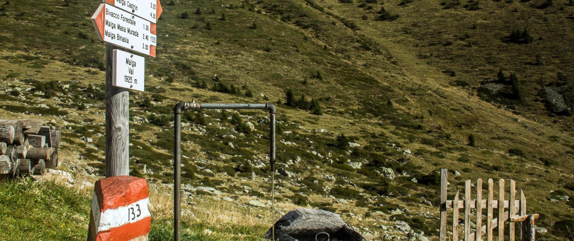 Der Aldo-Bonacossa-Steig am Deutschnonsberg