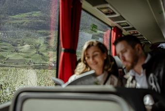 Arrivo in autobus