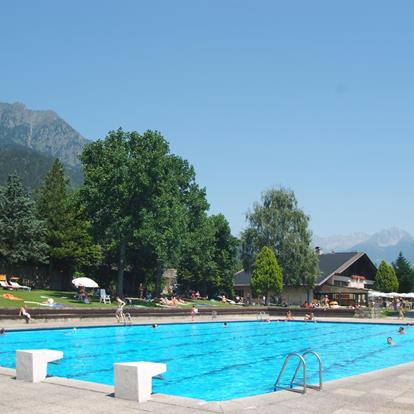 Swimming in Parcines