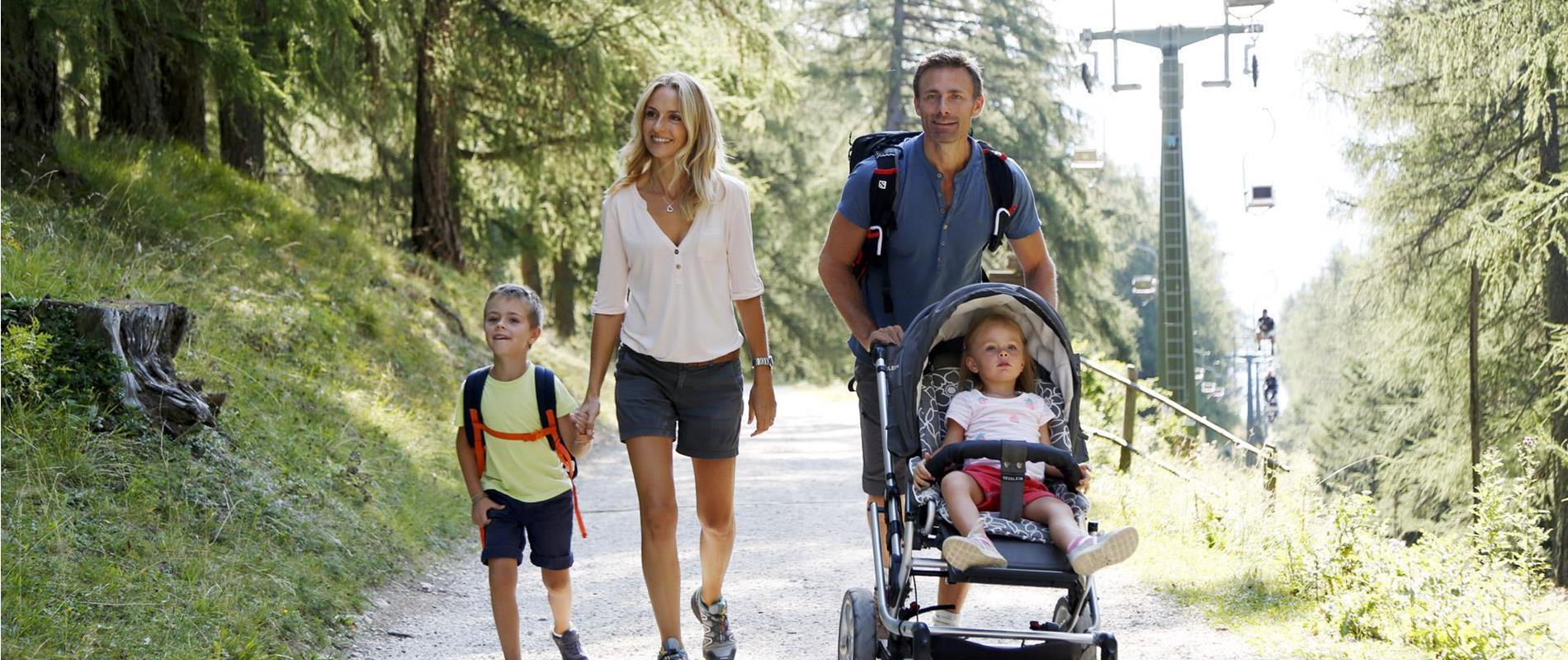 Wandern und Erholung mit der ganzen Familie