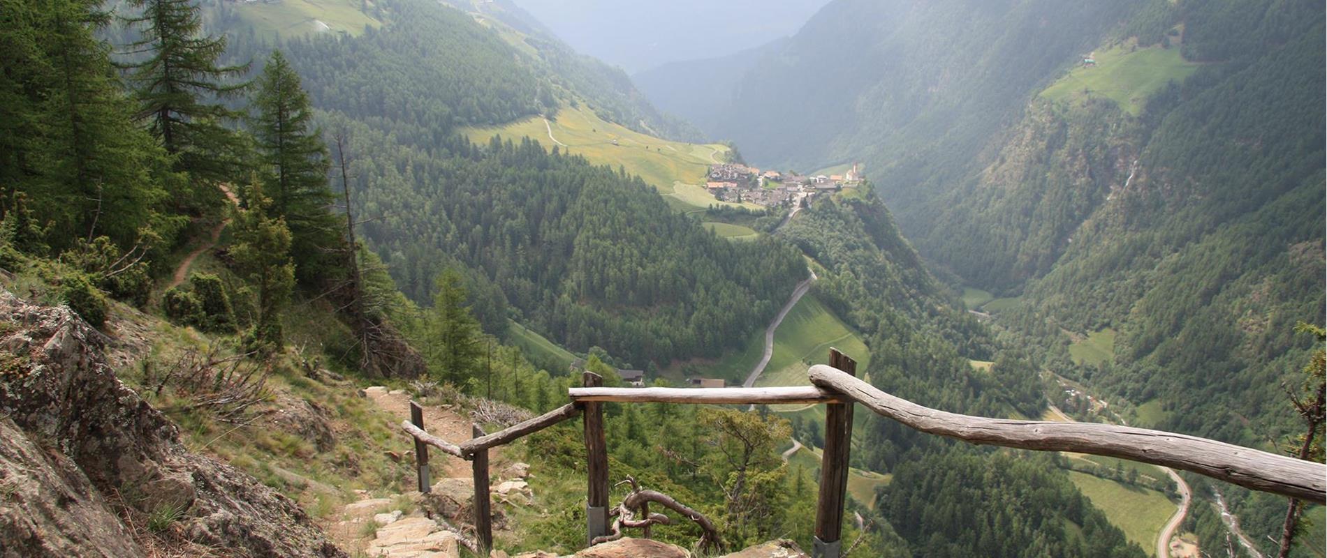 Der Meraner Höhenweg bei Partschins