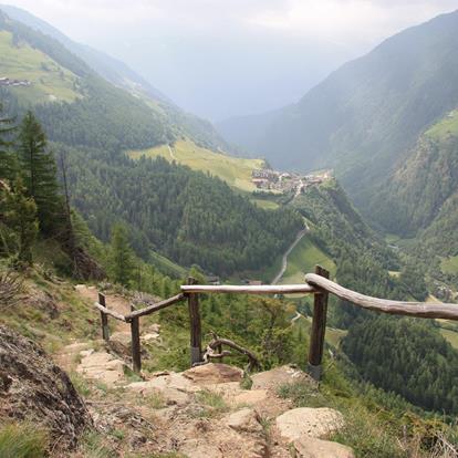 The Merano High Mountain Trail near Parcines