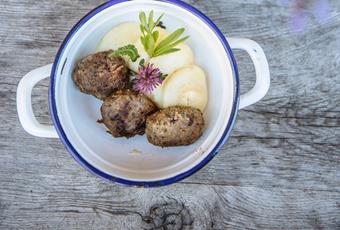 Polpette di carne e verdure