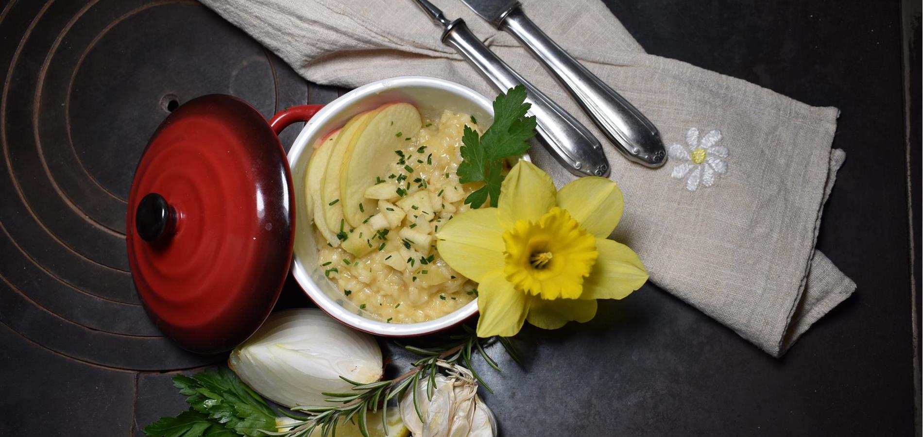 Risotto alle mele