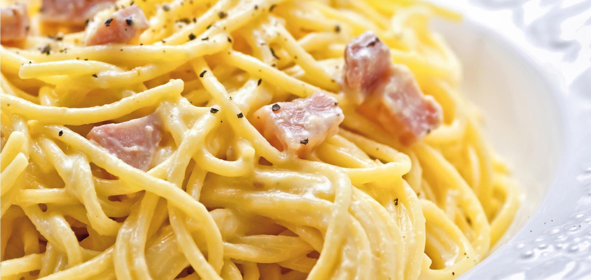 Spaghetti alla carbonara (ohne Sahne)