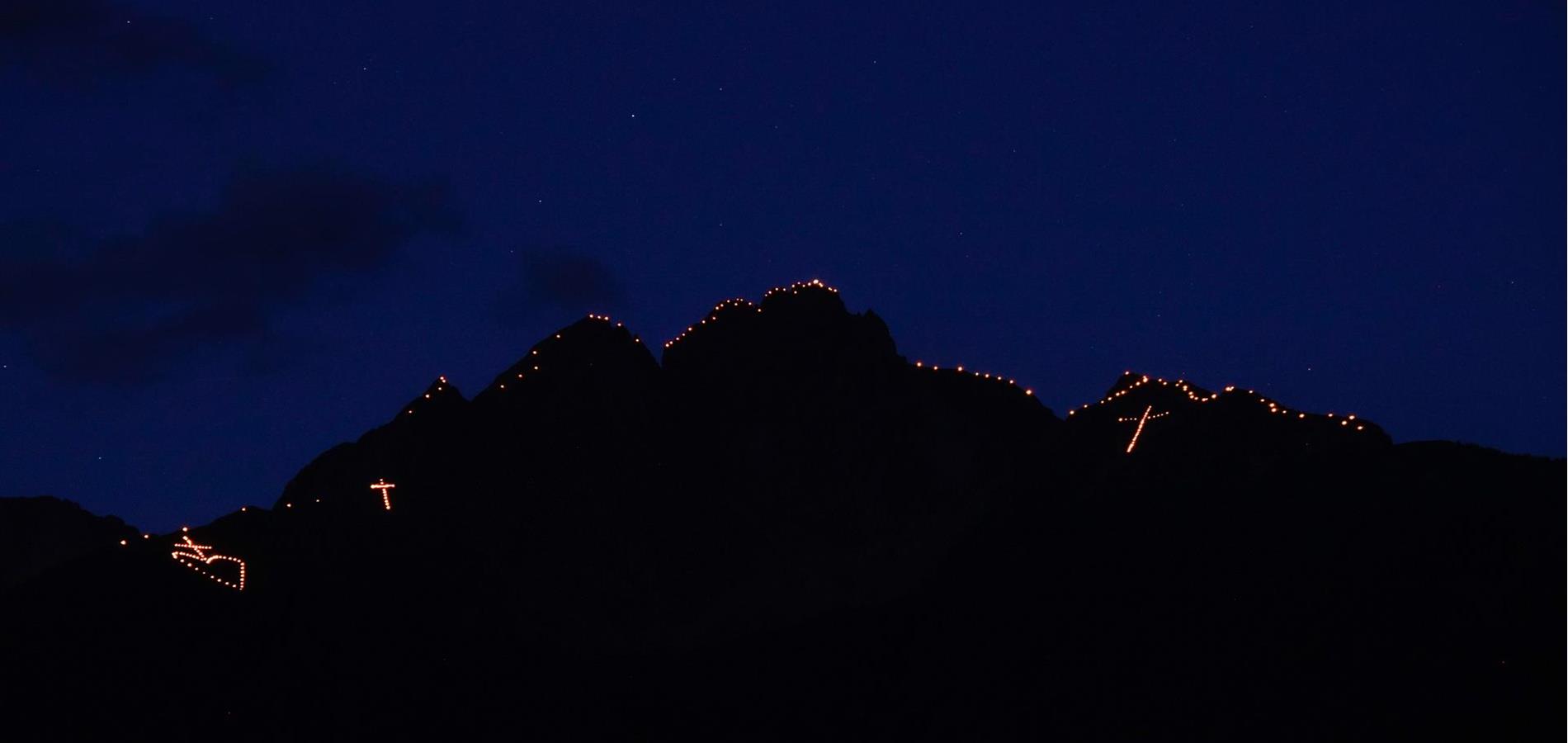 Herz-Jesu-Feuer in Südtirol