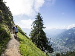 L'alta via in Merano in Alto Adige