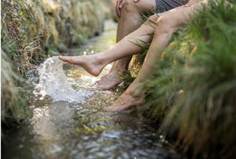 Kneipp hydrotherapy in Passeiertal Valley
