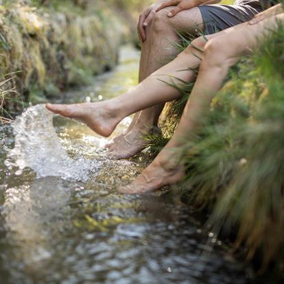 Kneipp hydrotherapy in Passeiertal Valley