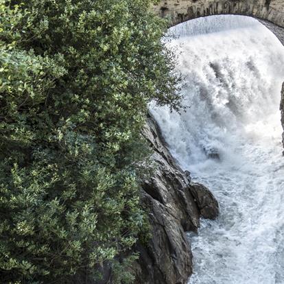 Wasserkraftwerk Töll in Partschins bei Meran