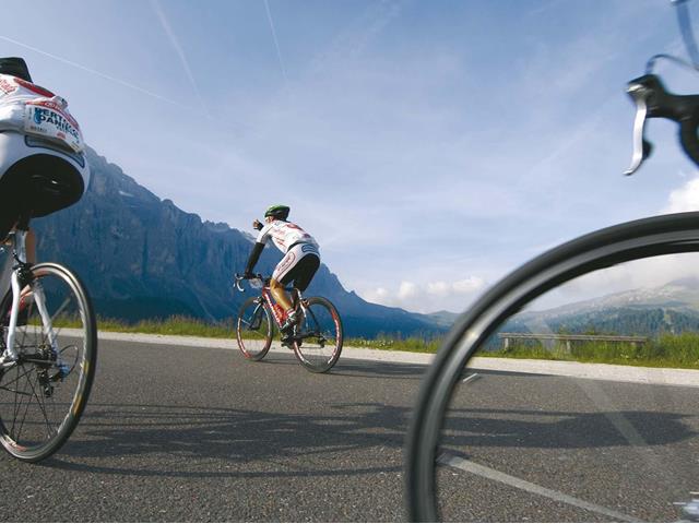 Road racing along the road to the mountain passes.