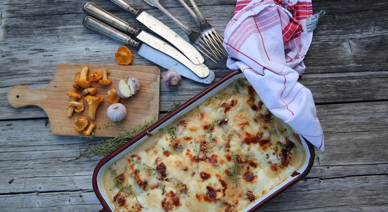 Lasagna ai finferli