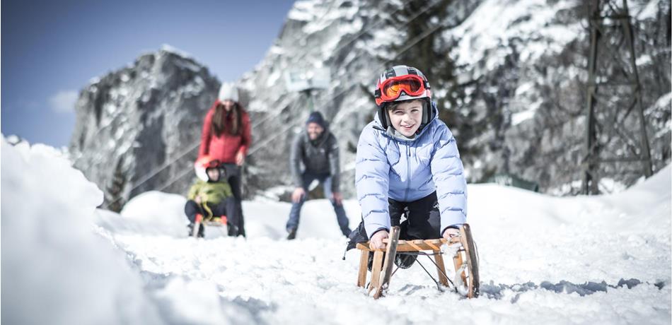 Tobogganing