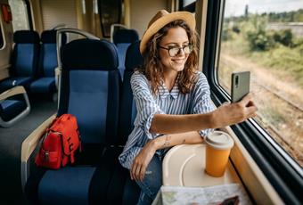 Arrivare a Scena in treno