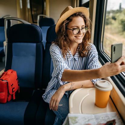 Arrivare a Scena in treno