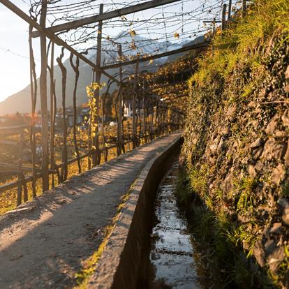 Waalwege im Vinschgau bei Naturns