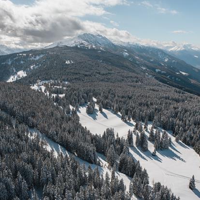 Winter in Lana und auf dem Vigiljoch