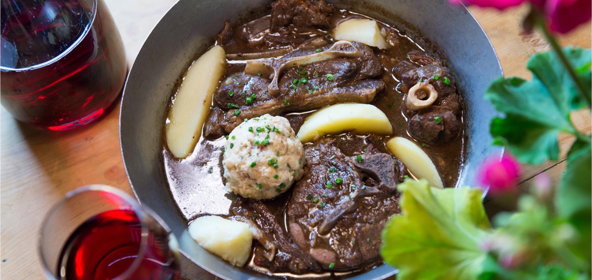 Arrosto d'Agnello con canederli