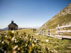 The little Oswald church under the Ifinger mountain