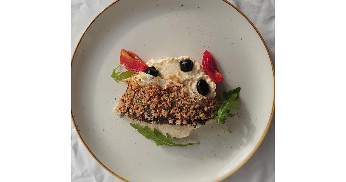 Recipes Fillet of Sea Bass sous vide perfumed with fresh herbs and