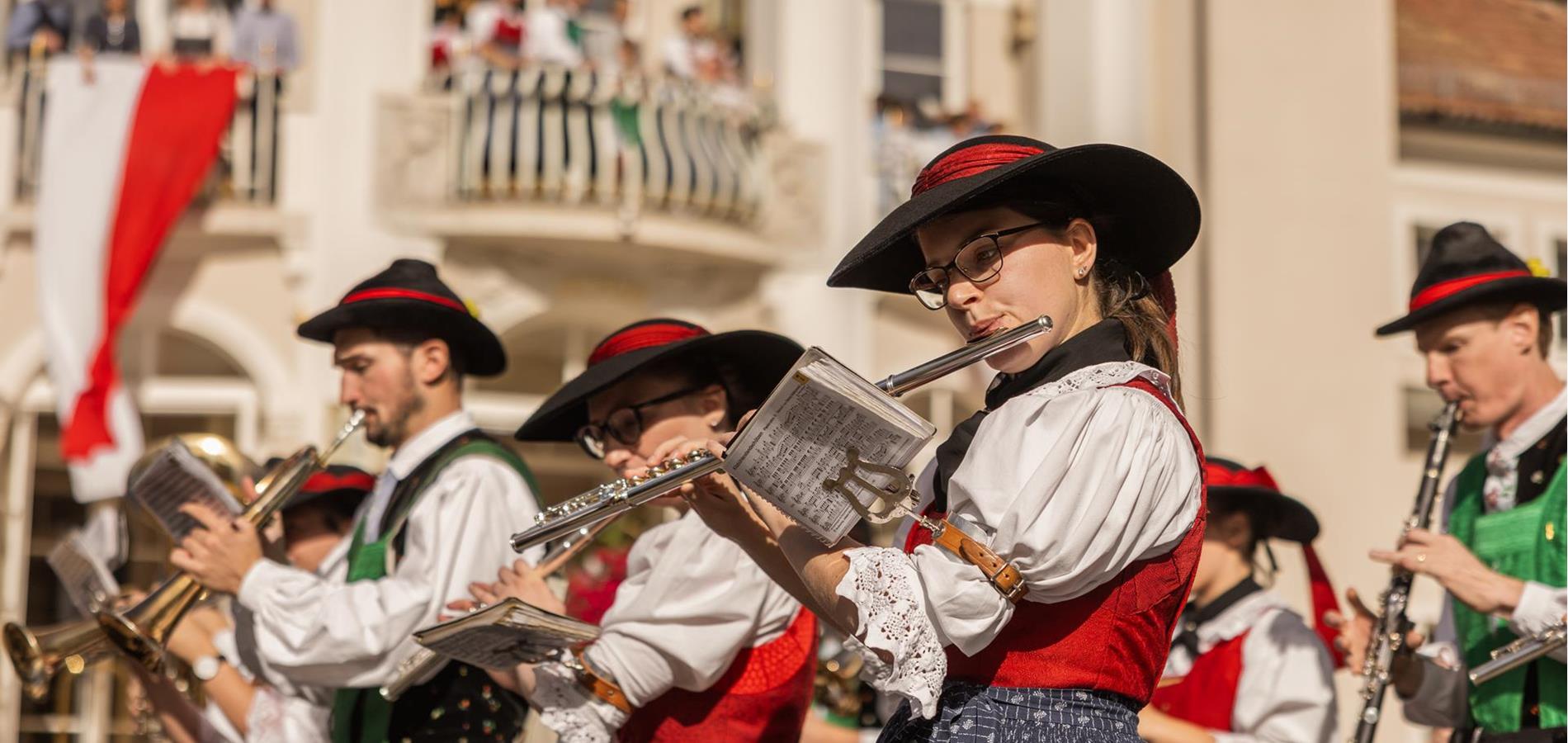 The traditional grand parade