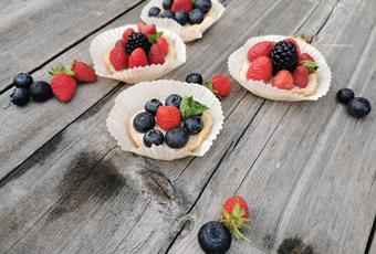 Berry tartlets Beeren-Tirtlen