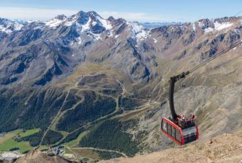 Le funivie in Val Senales